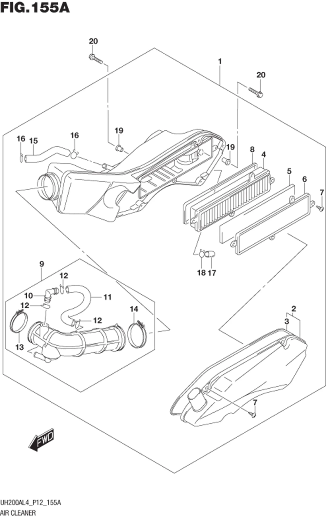 FIG.155A AIR CLEANER