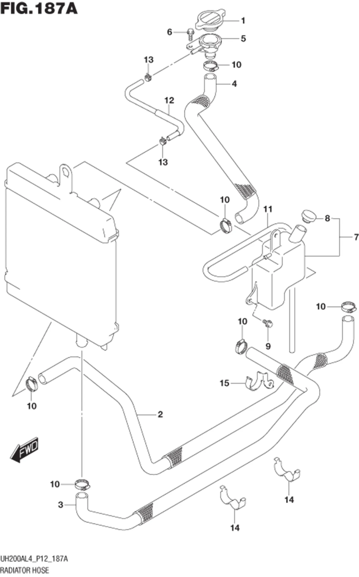 FIG.187A RADIATOR HOSE