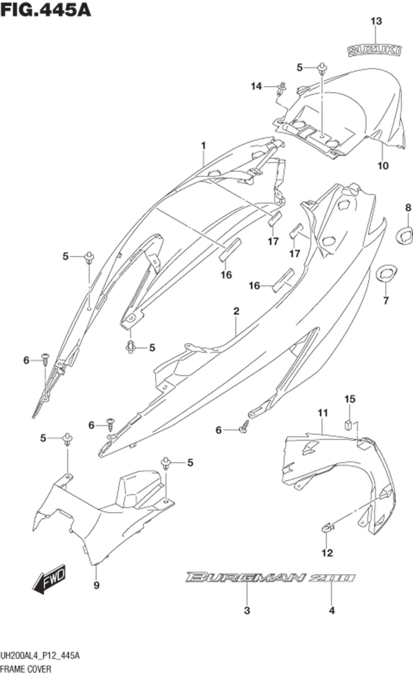 FIG.445A FRAME COVER