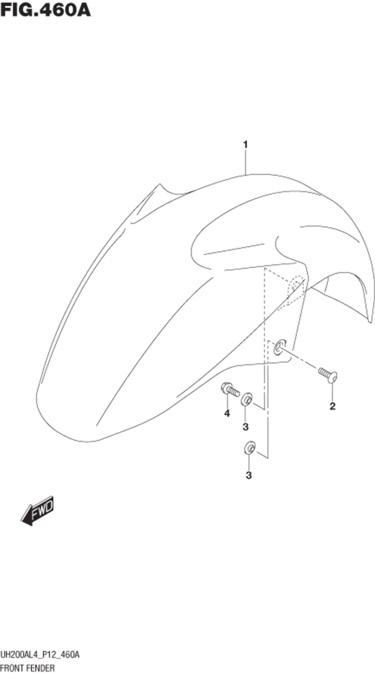 FIG.460A FRONT FENDER