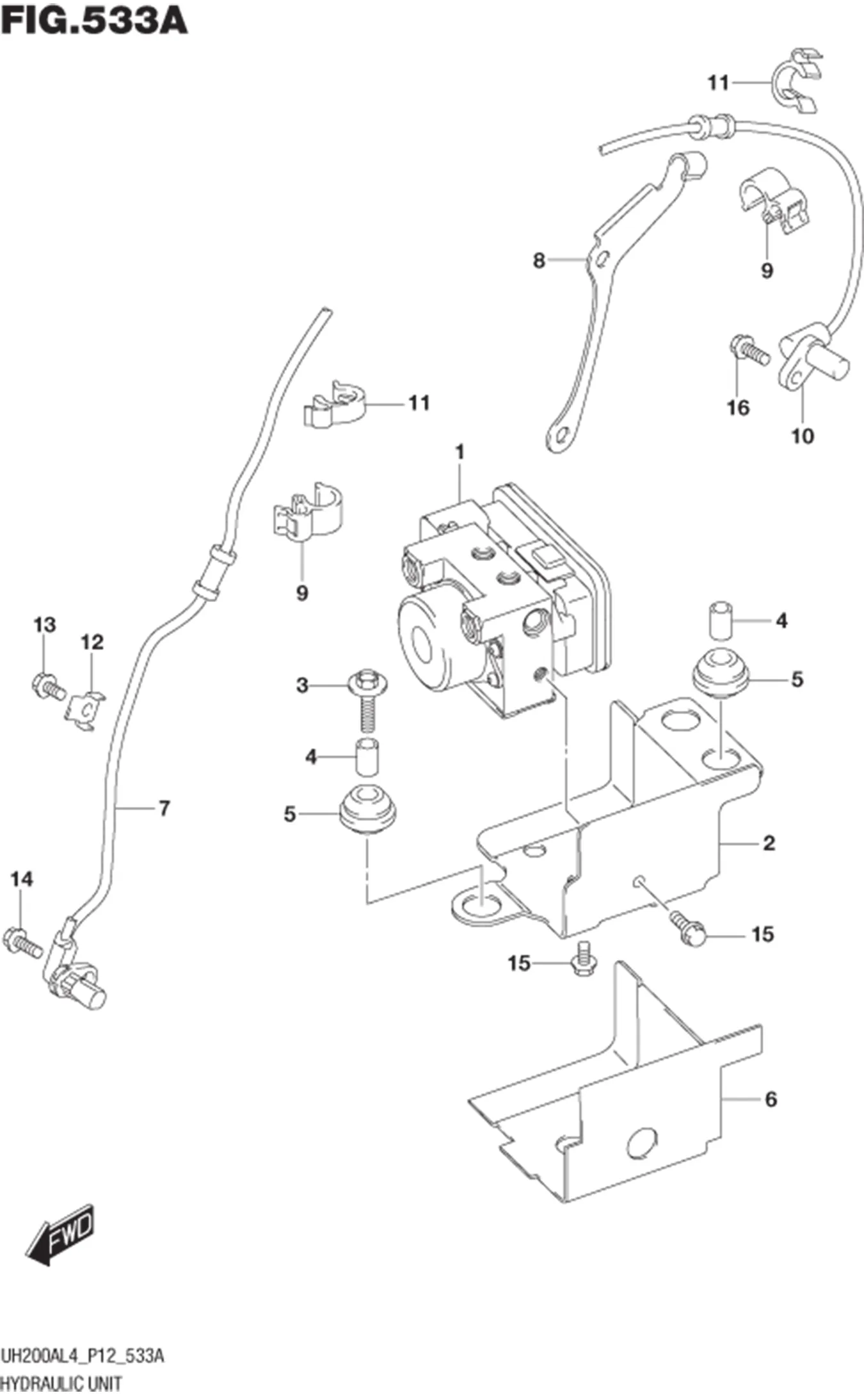 FIG.533A HYDRAULIC UNIT