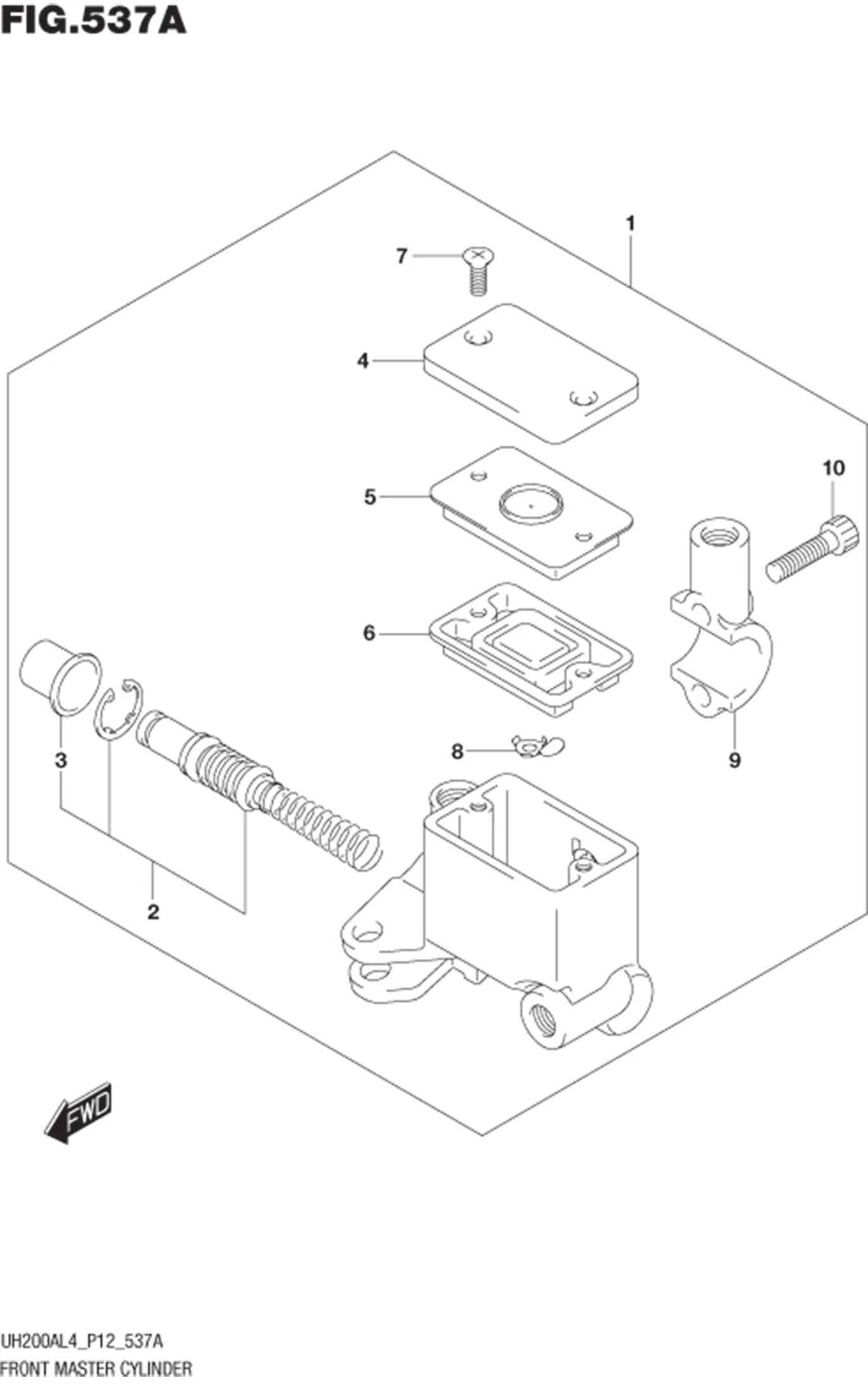FIG.537A FRONT MASTER CYLINDER