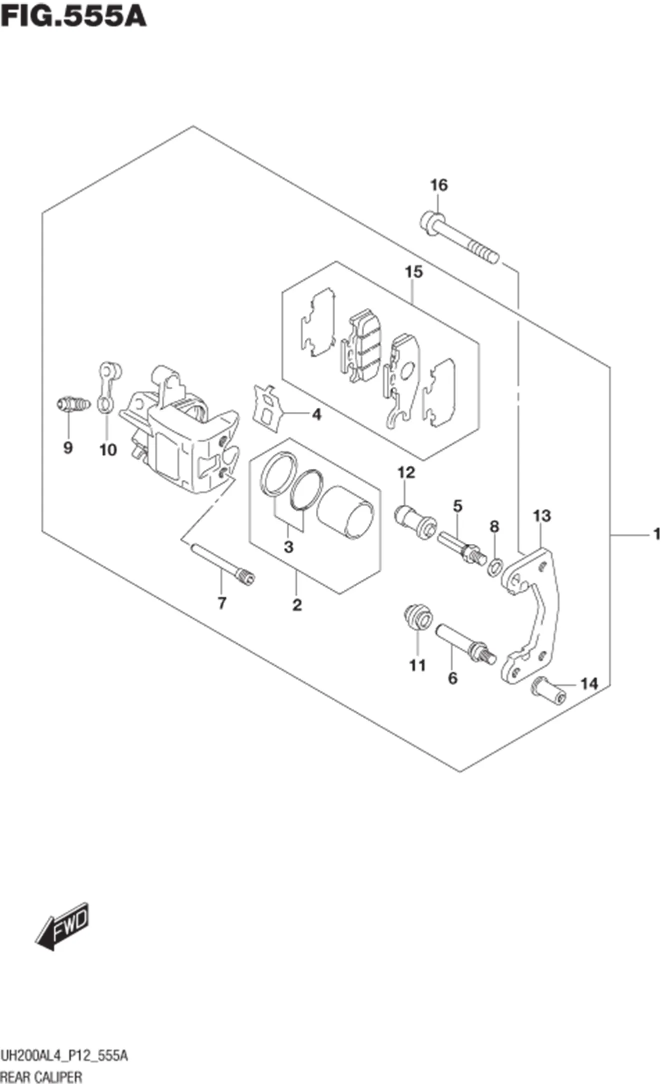 FIG.555A REAR CALIPER