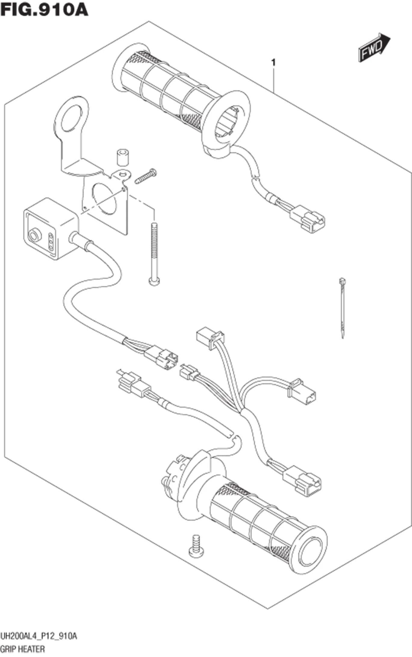 FIG.910A GRIP HEATER SET (OPTIONAL)