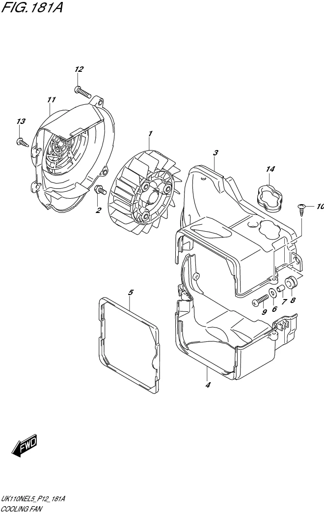 FIG. 181A COOLING FAN