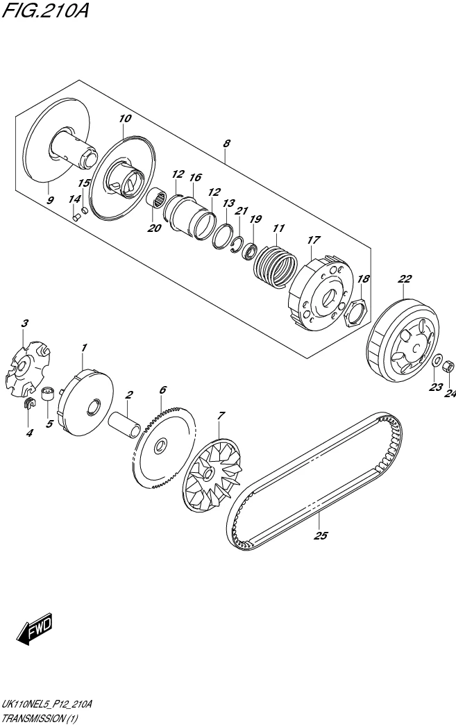 FIG. 210A TRANSMISSION (1)