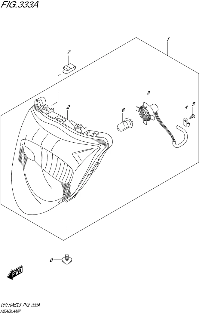 FIG. 333A HEADLAMP