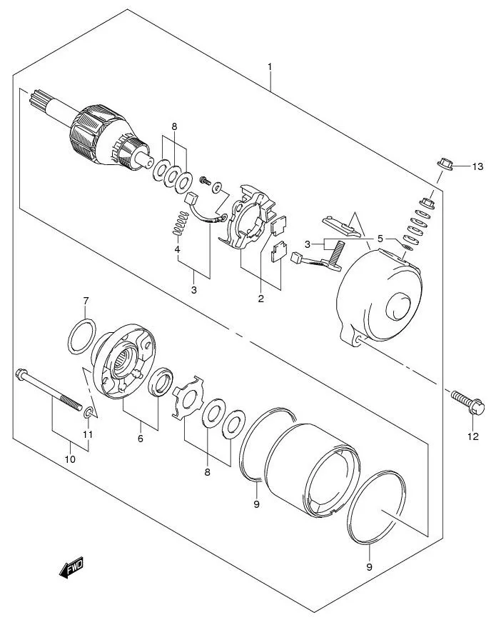 FIG.19 STARTING MOTOR