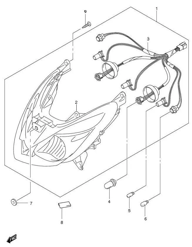 FIG.24 FRONT COMBINATION LAMP