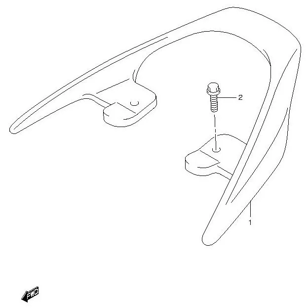 FIG.46 HANDLE, PILLION RIDER