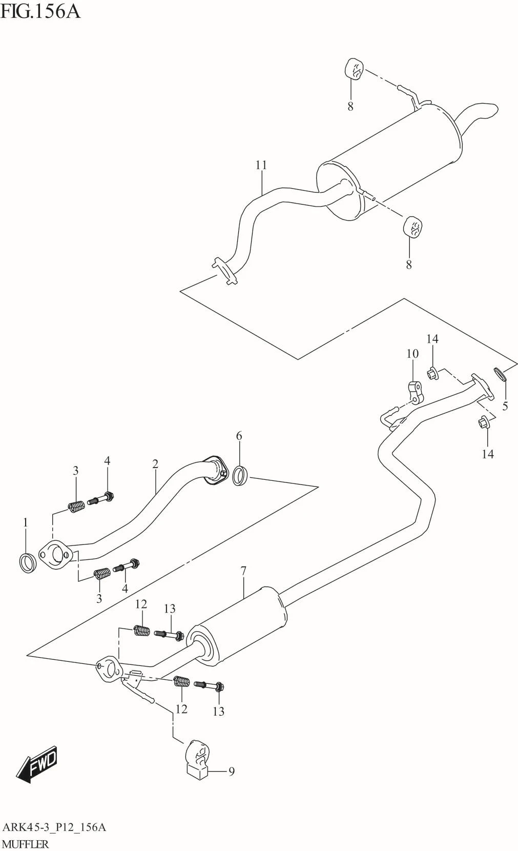 FIG. 156A MUFFLER