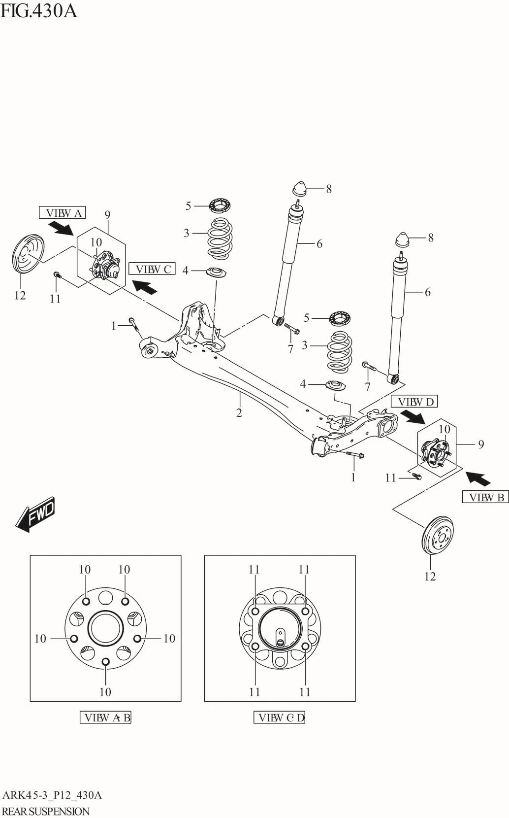 FIG. 430A REAR SUSPENSION