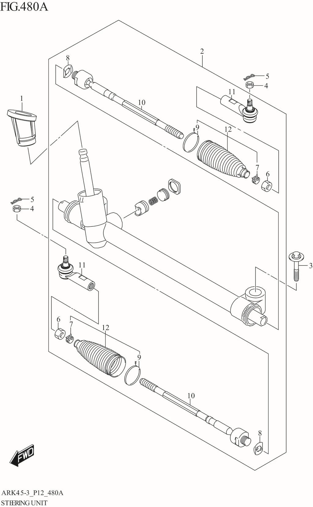 FIG. 480A STEERING UNIT