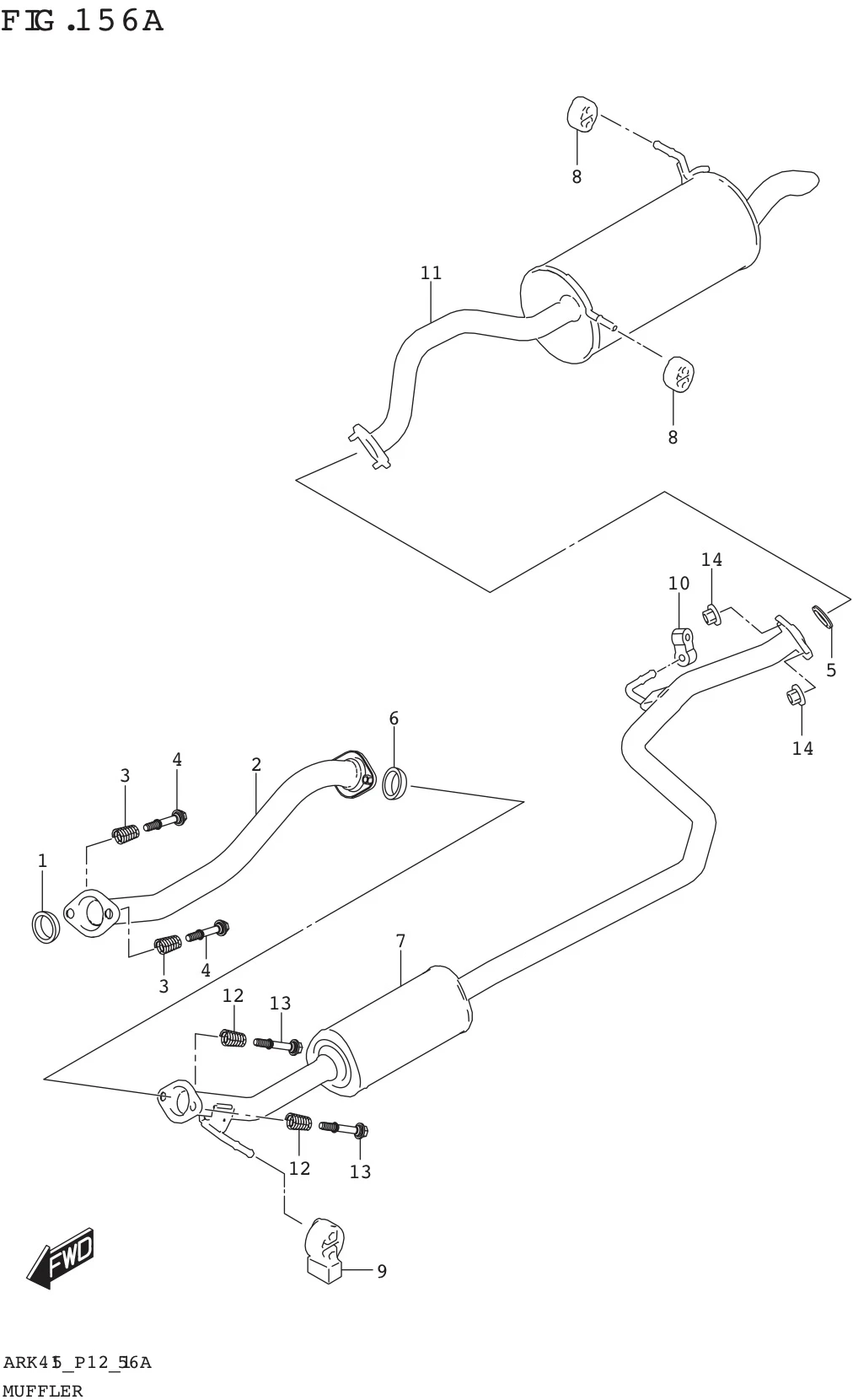 FIG. 156A MUFFLER