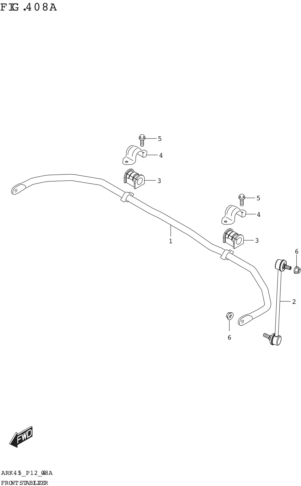 FIG. 408A FRONT STABILIZER