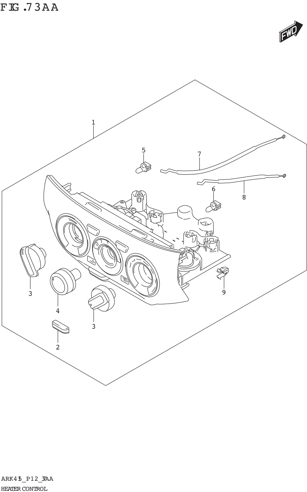 FIG. 73AA HEATER CONTROL