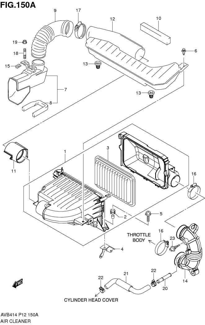 FIG.150A AIR CLEANER