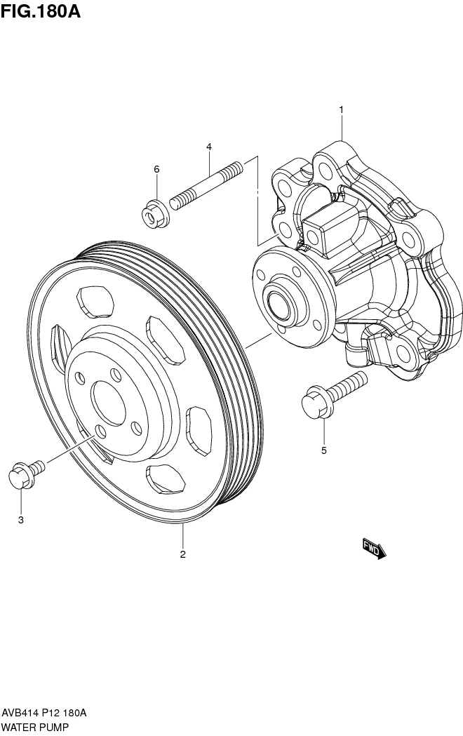 FIG.180A WATER PUMP
