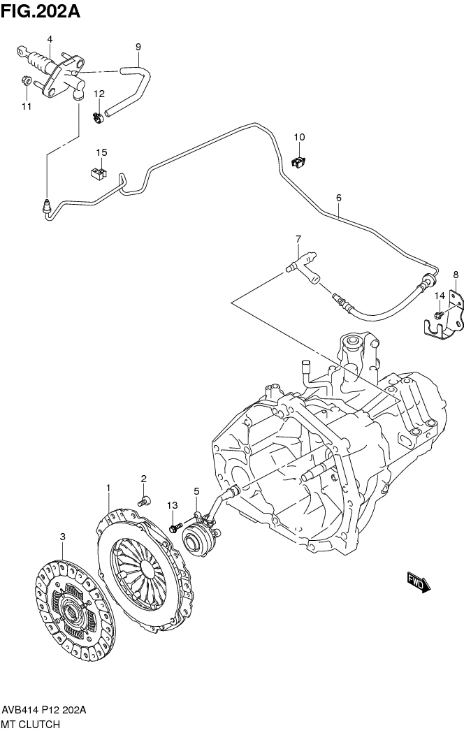 FIG.202A MT CLUTCH (5MT)