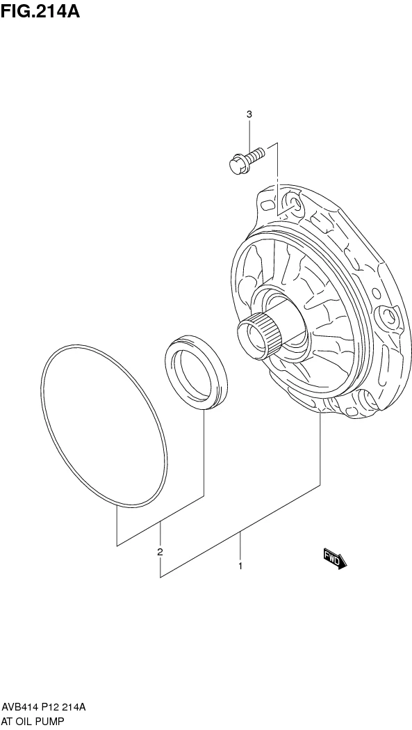 FIG.214A AT OIL PUMP (4AT)