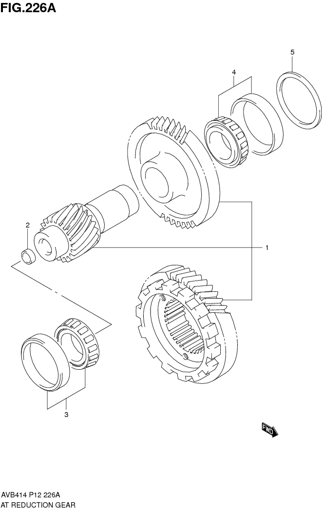 FIG.226A AT REDUCTION GEAR (4AT) 