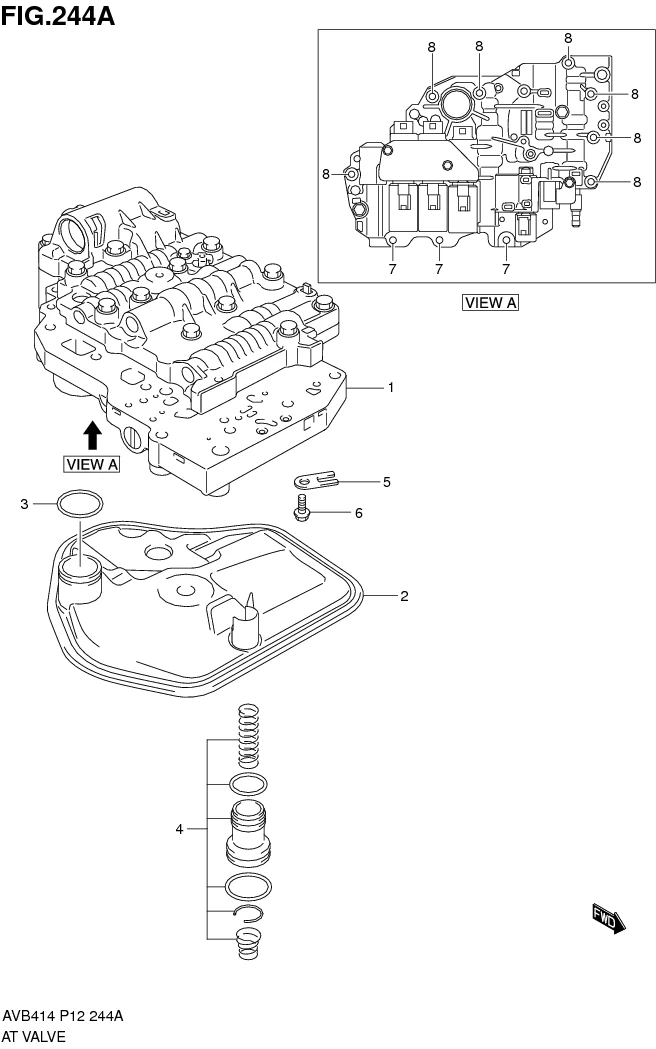 FIG.244A AT VALVE (4AT) 