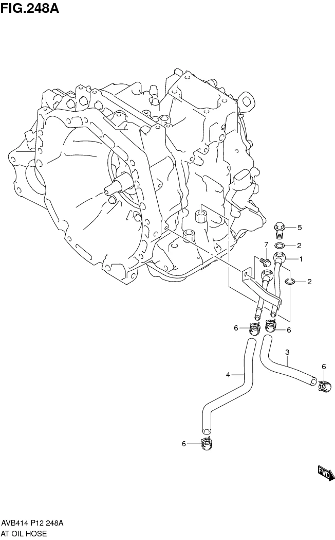 FIG.248A AT OIL HOSE (4AT) 