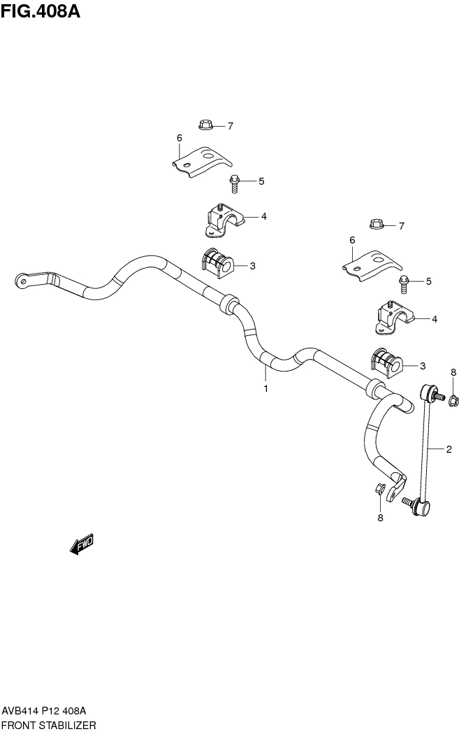 FIG.408A FRONT STABILIZER 