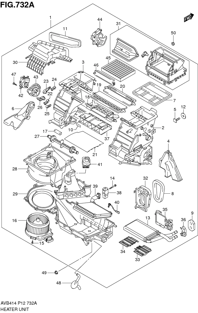 FIG.732A HEATER UNIT 