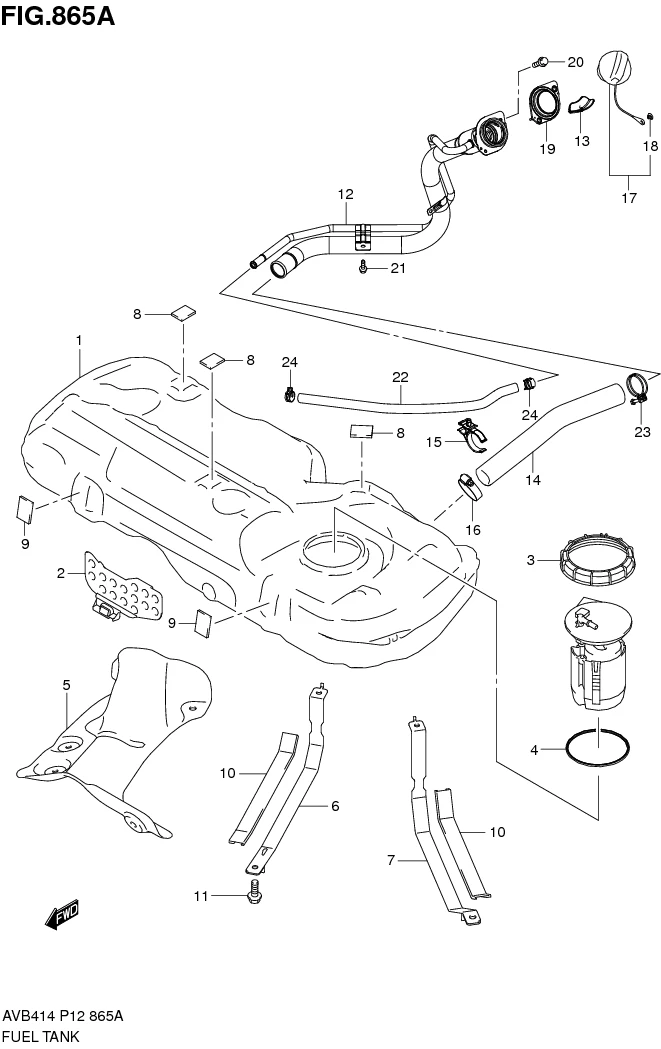 FIG.865A FUEL TANK 