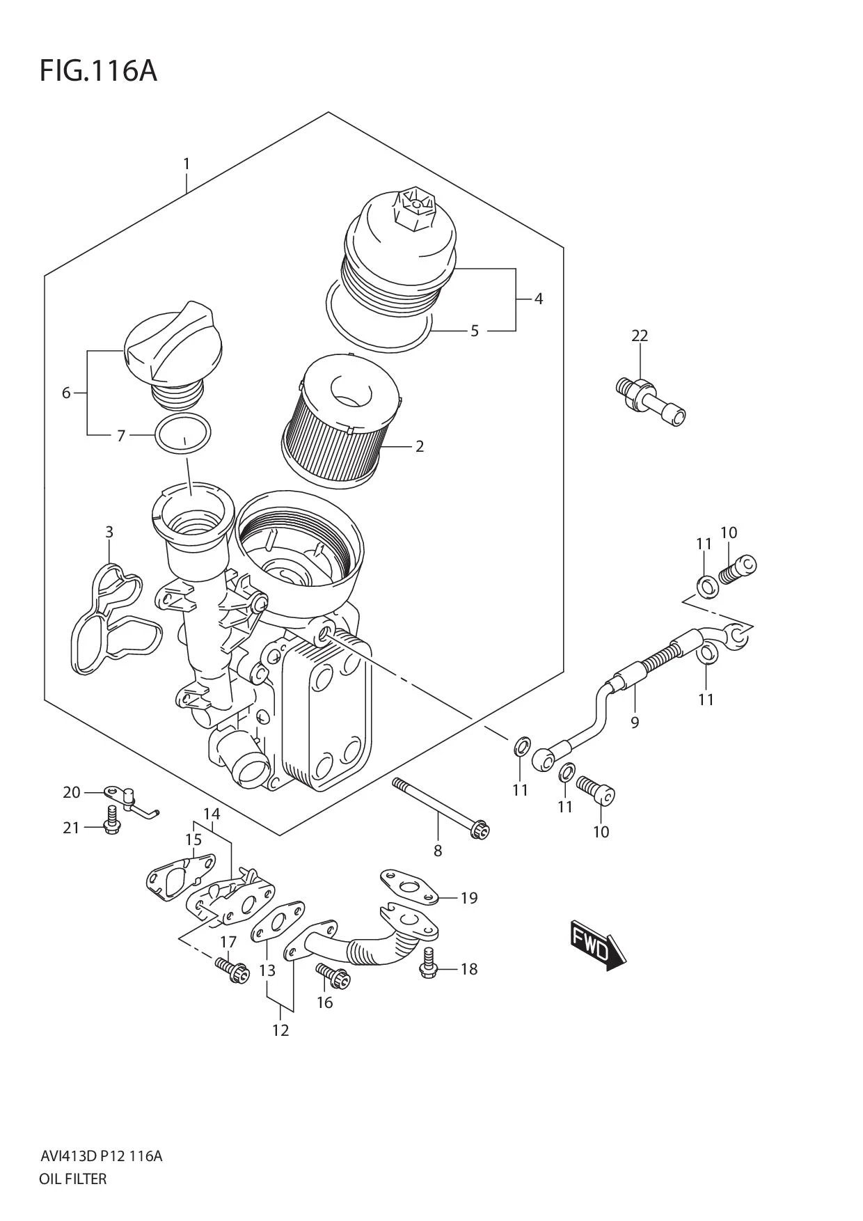 FIG.116A OIL FILTER