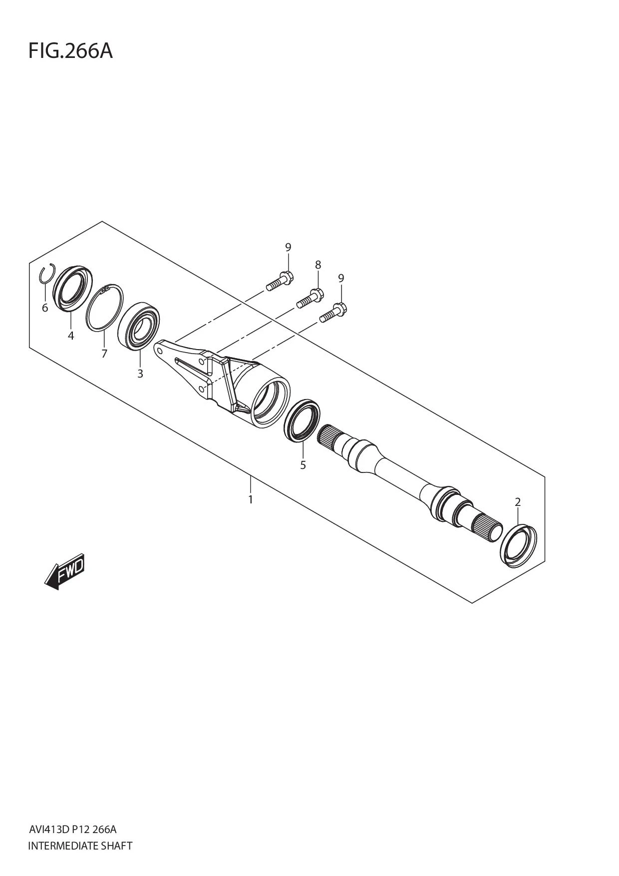 FIG.266A INTERMEDIATE SHAFT