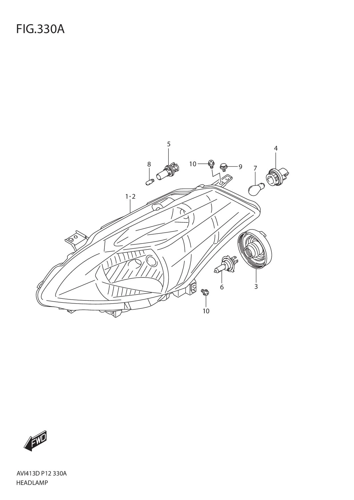 FIG.330A HEADLAMP