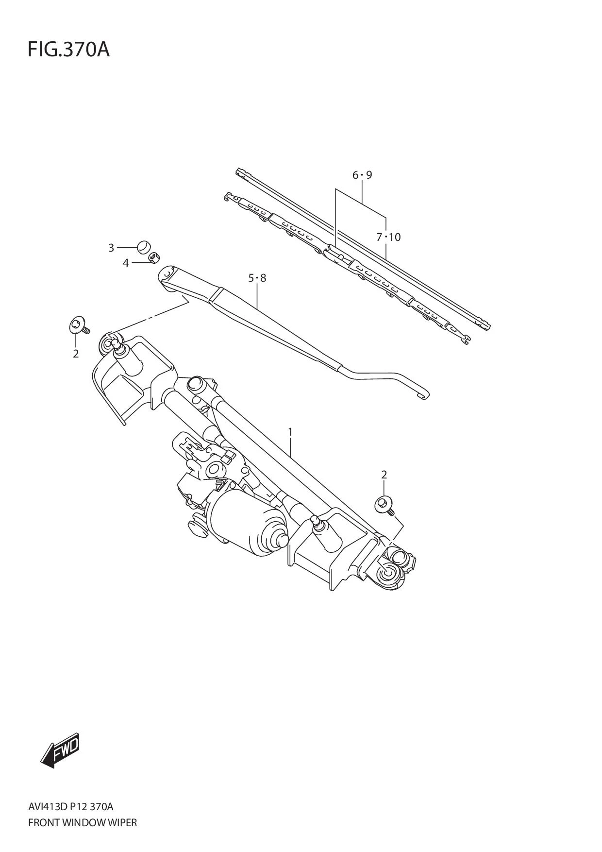 FIG.370A FRONT WINDOW WIPER