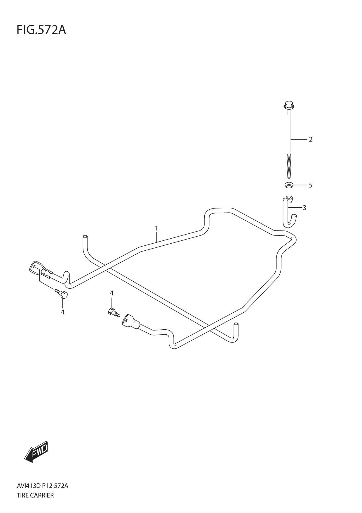 FIG.572A TIRE CARRIER