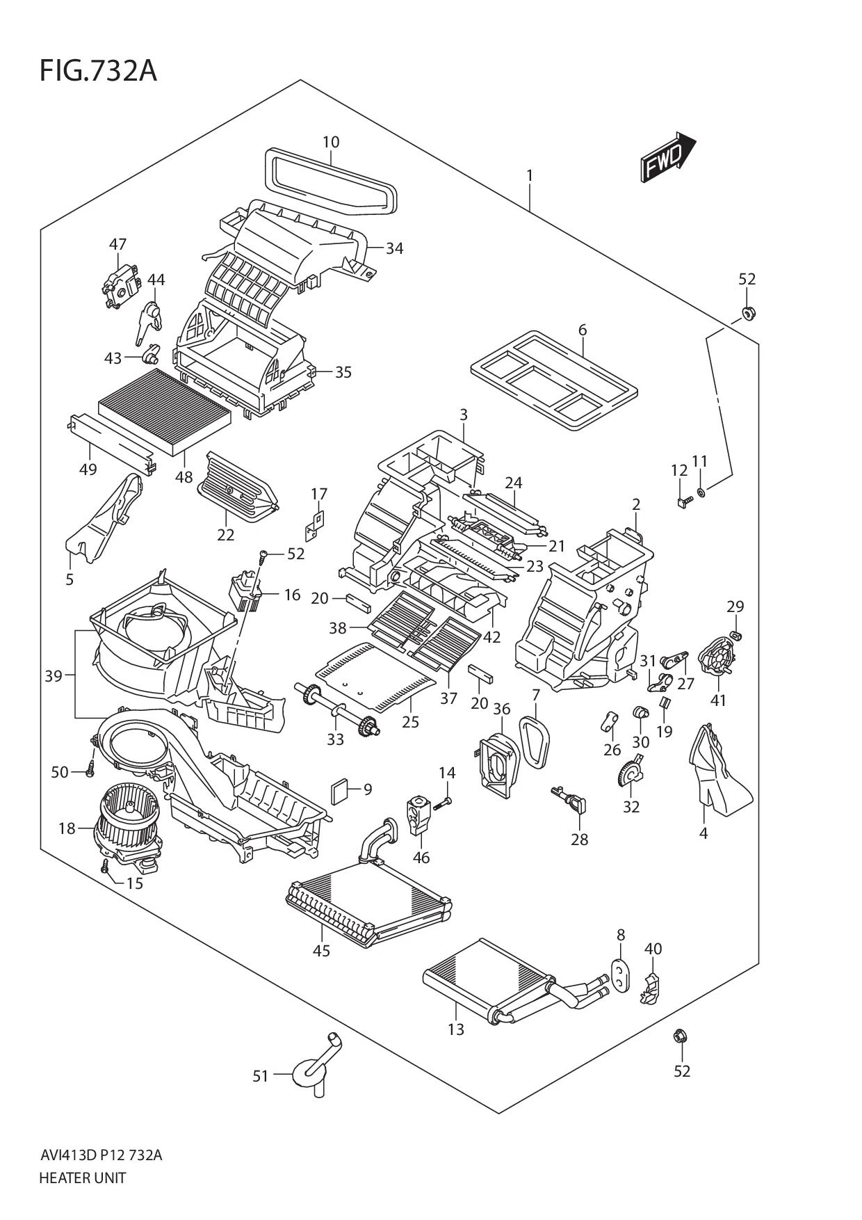 FIG.732A HEATER UNIT