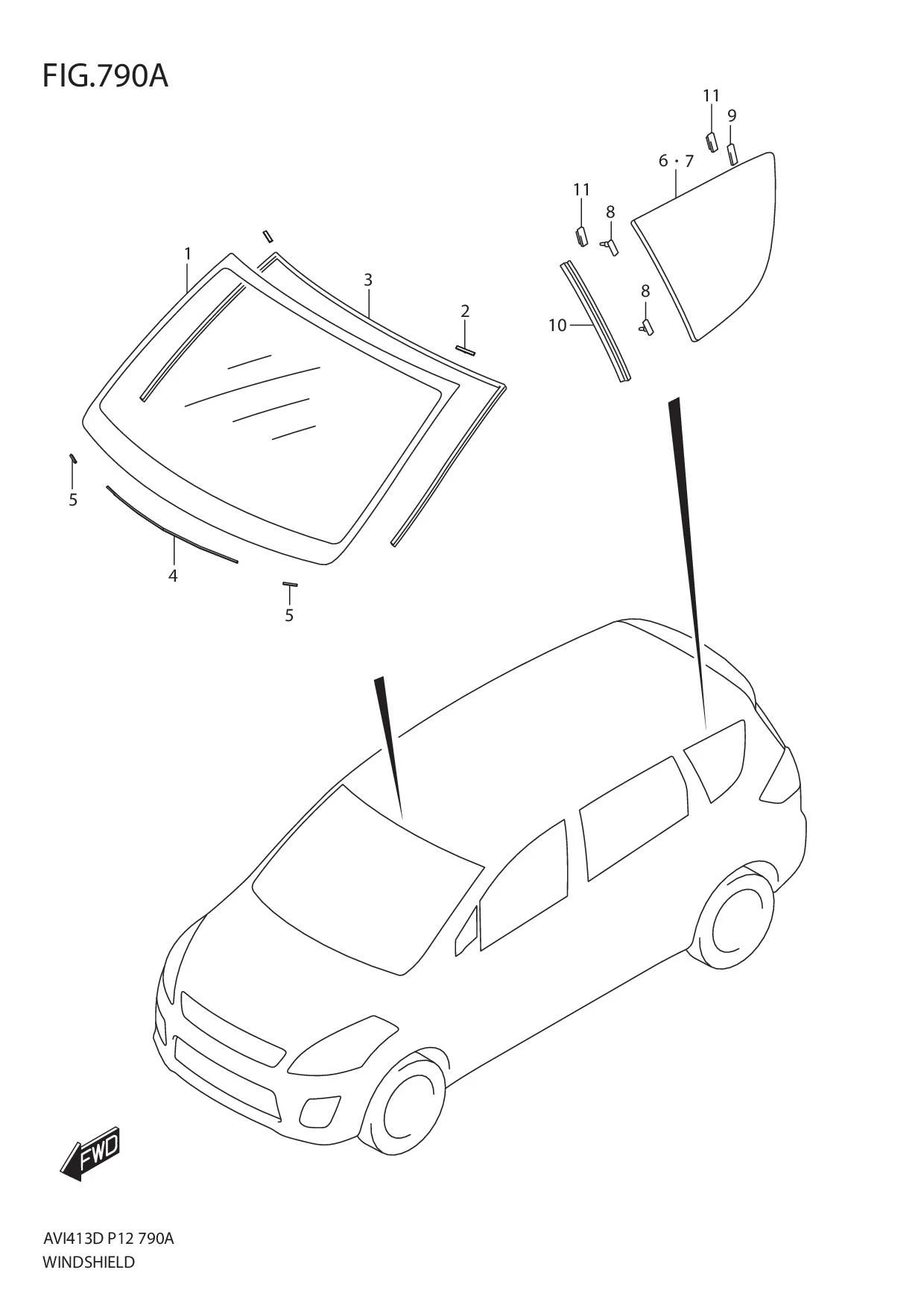 FIG.790A WINDSHIELD