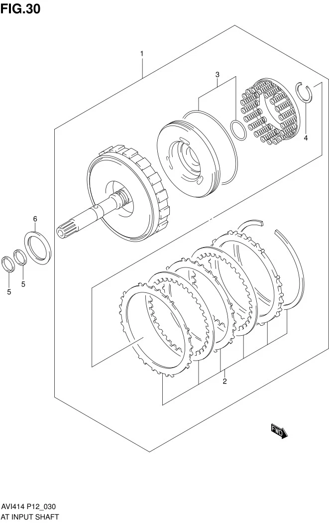 FIG.30 AT INPUT SHAFT (AT)