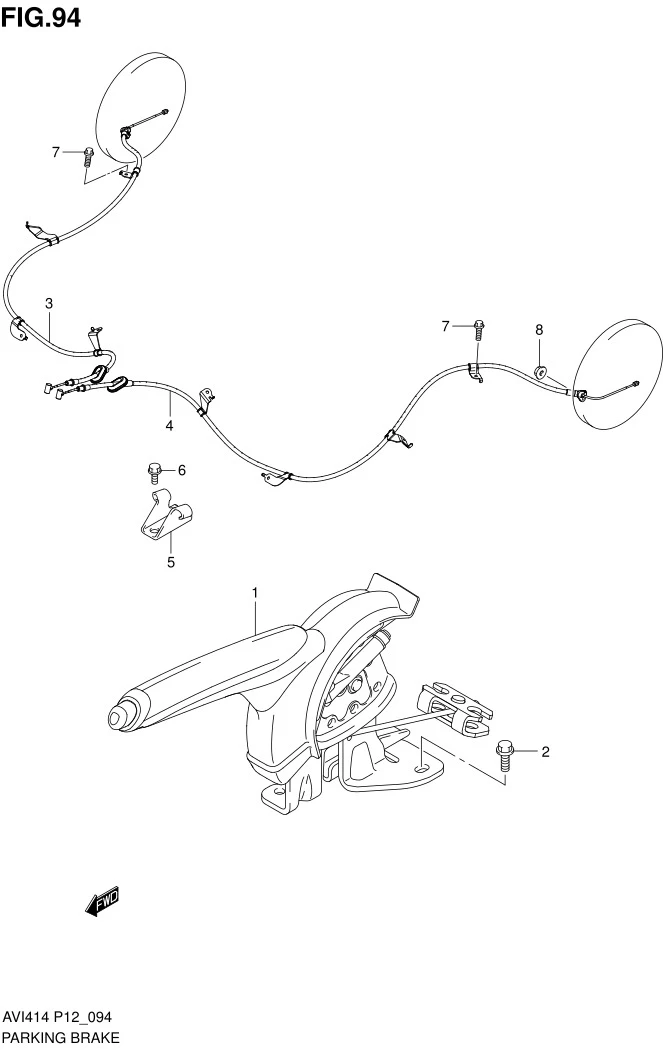 FIG.94 PARKING BRAKE