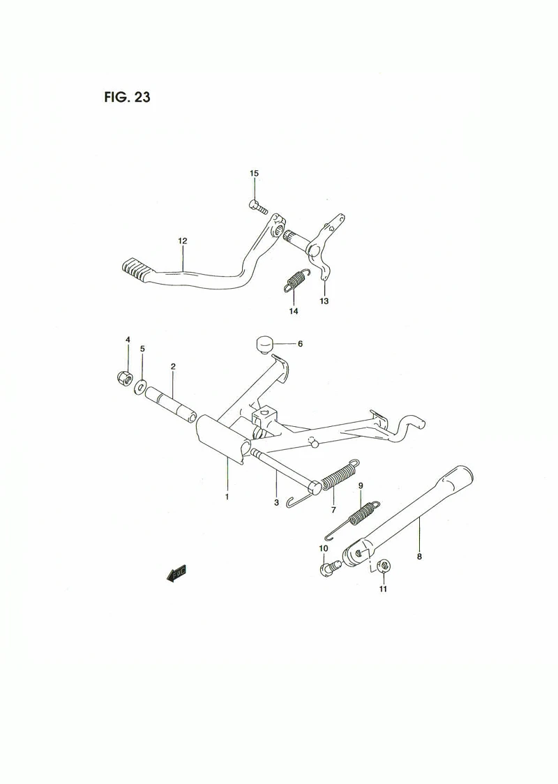 FIG. 23 STAND REAR BRAKE