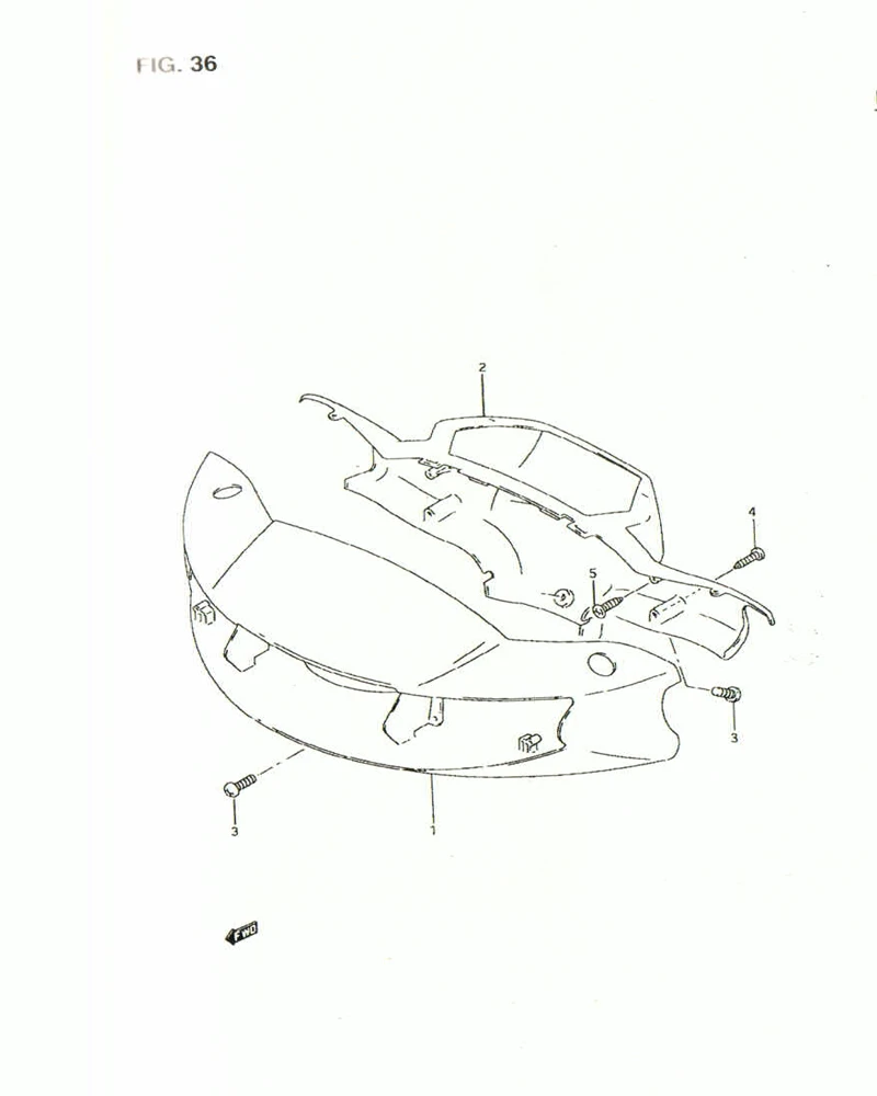 FIG. 36 HANDLE COVER