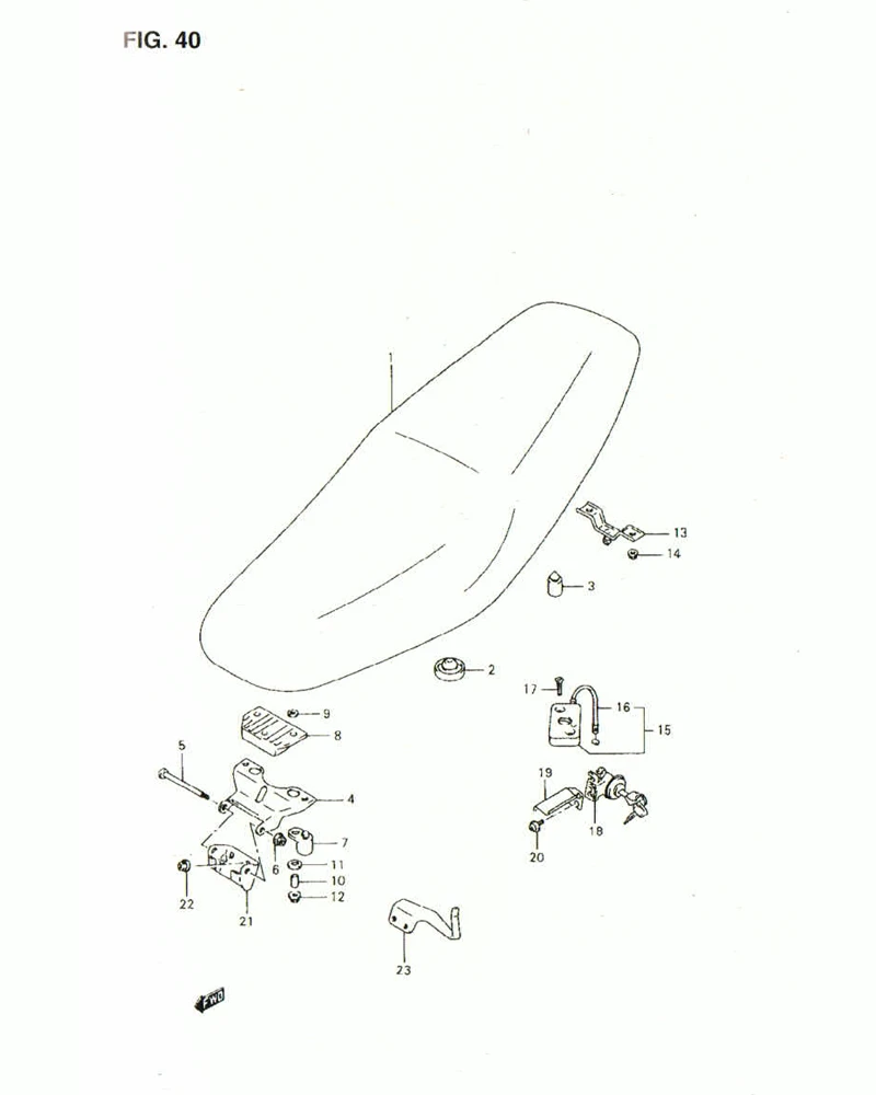 FIG. 40 SEAT