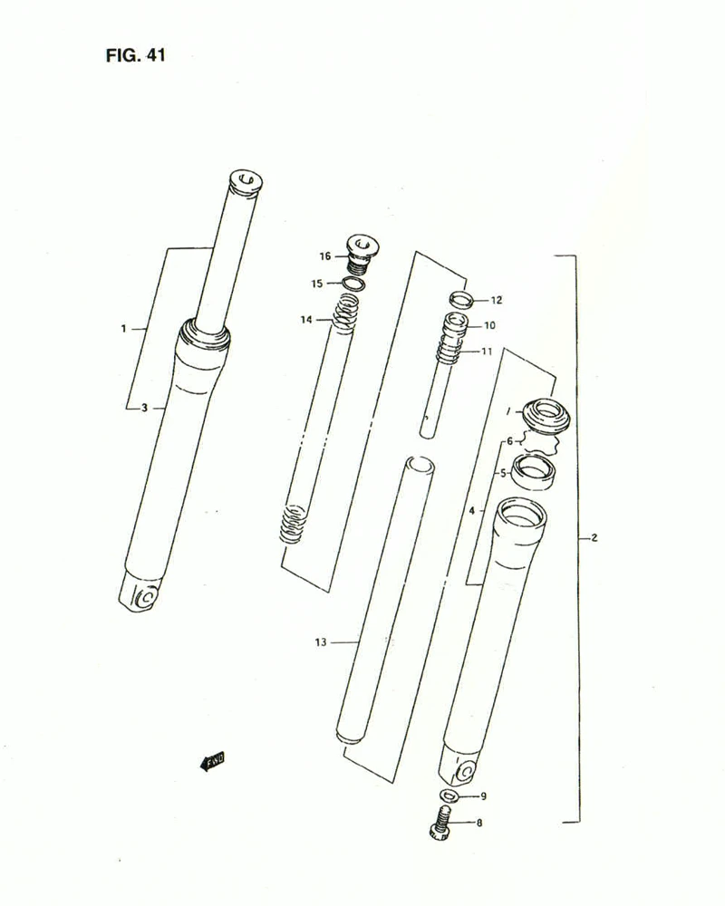 FIG. 41 FRONT DAMPER