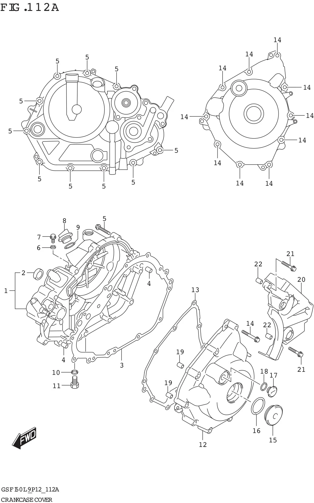 FIG. 112A CRANKCASE