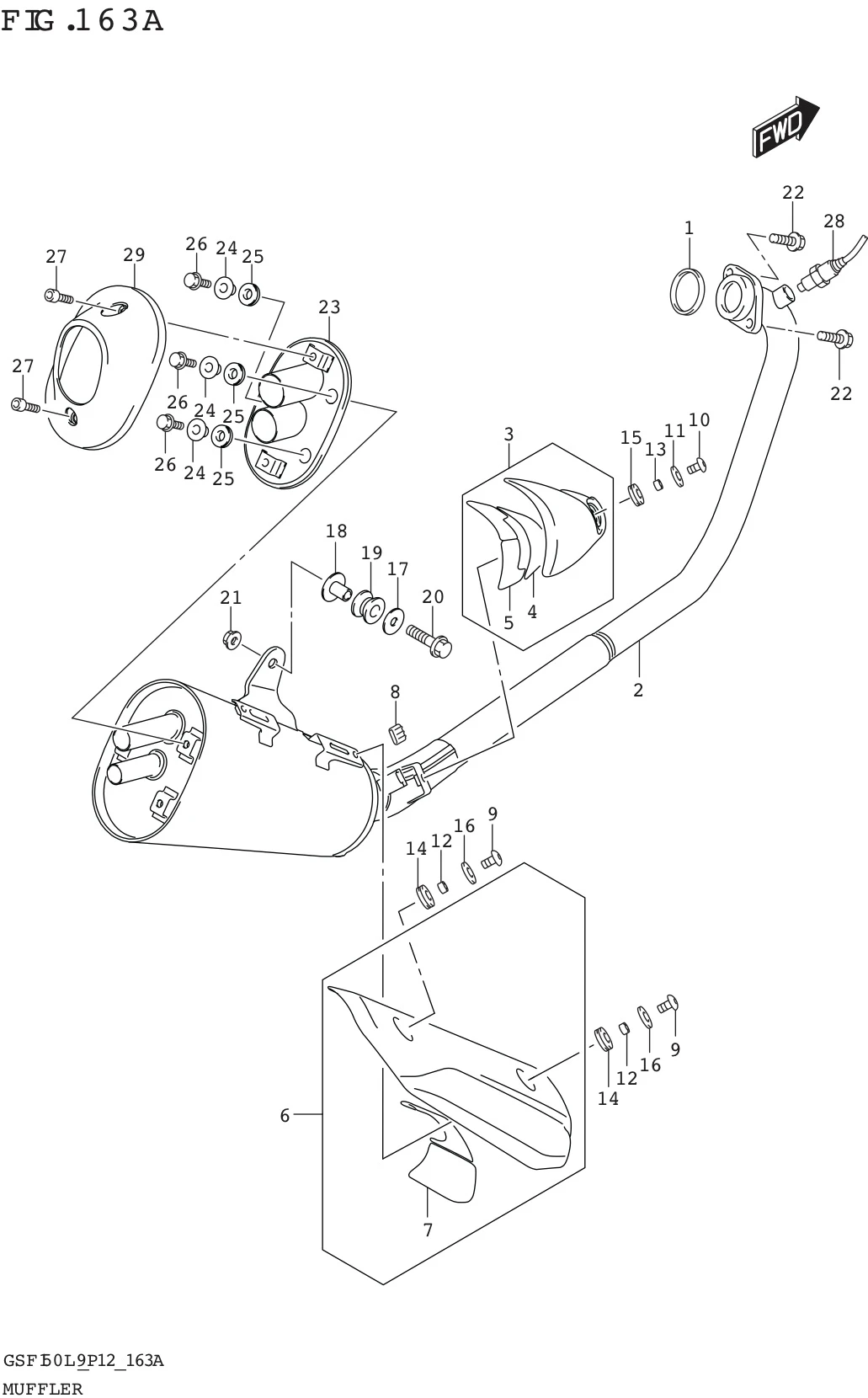 FIG. 163A MUFFLER