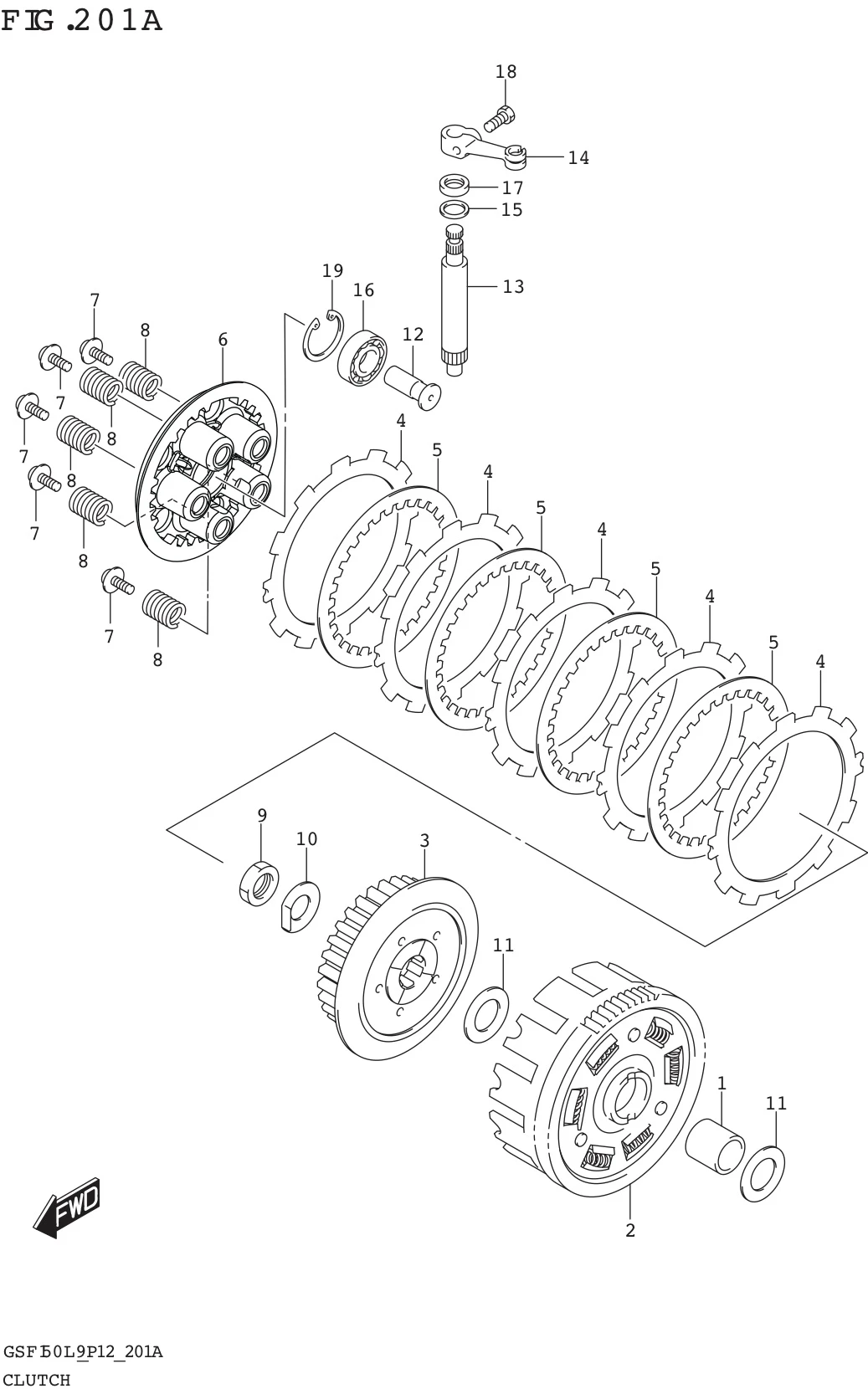FIG. 201A CLUTCH