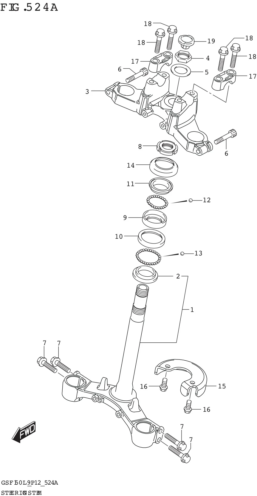 FIG. 524A STEERING STEM