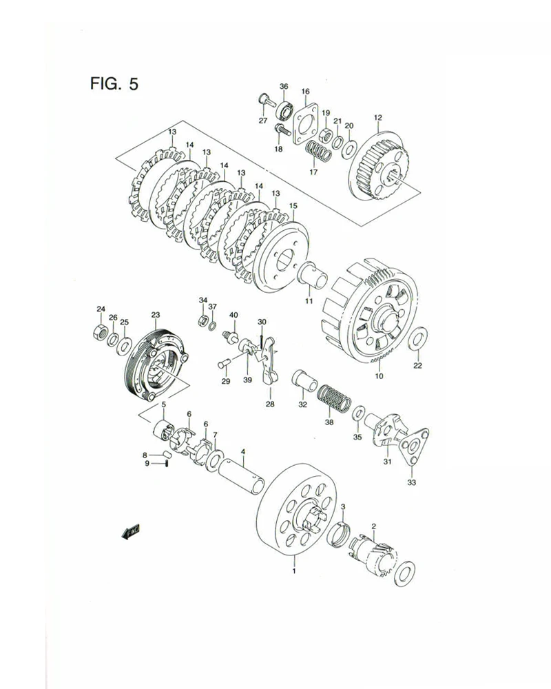 FIG. 5 CLUTCH