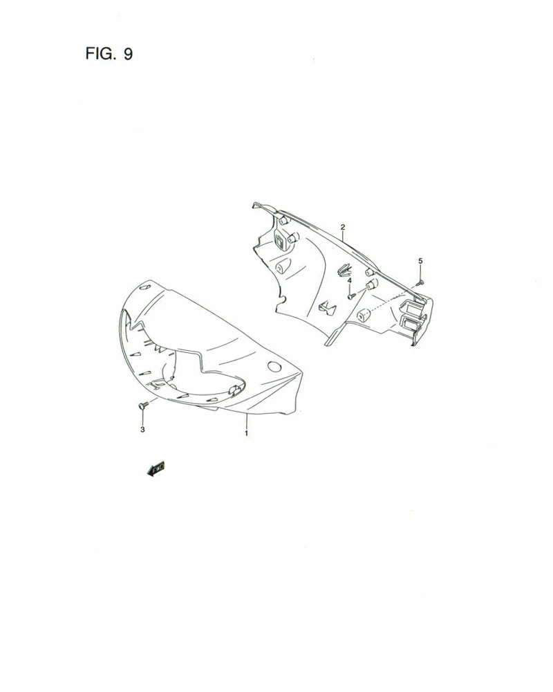 FIG. 9 HANDLE COVER