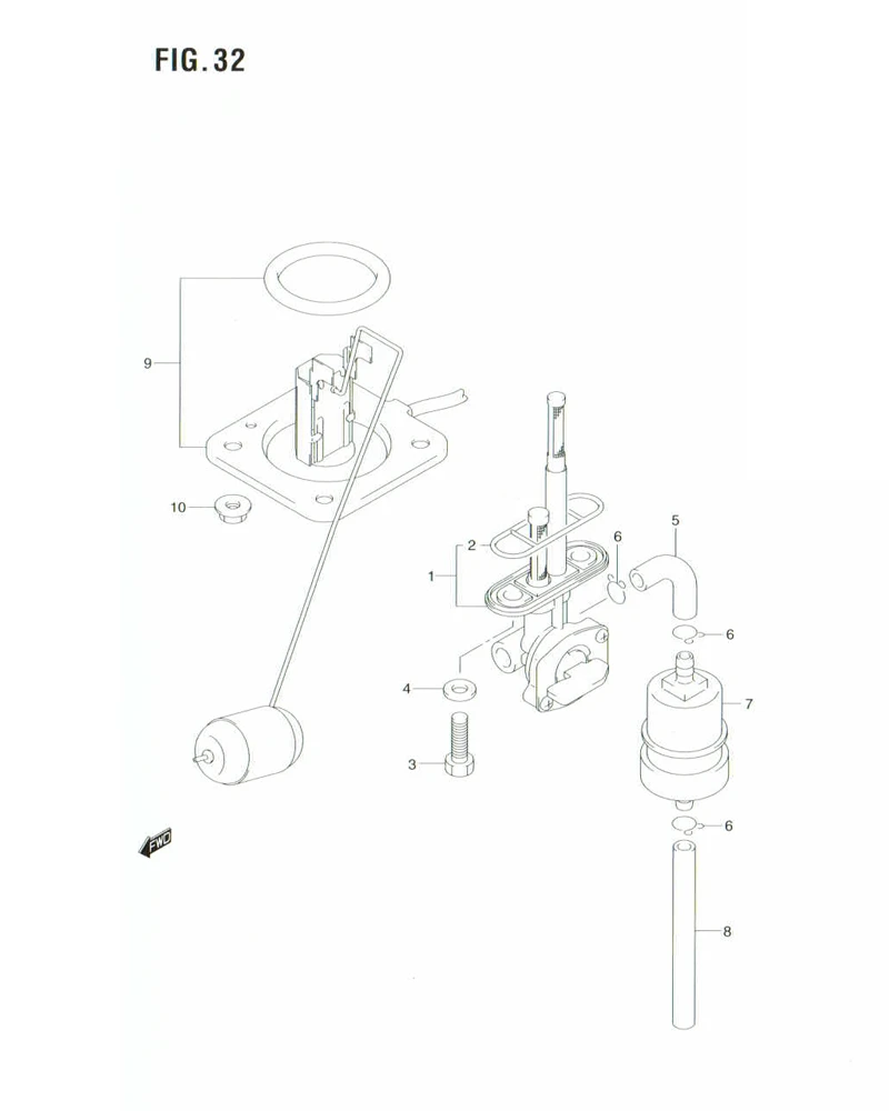 FIG. 32 FUEL COCK
